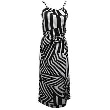 Women Sexy Summer Dress Sleeveless Maxi Long Evening Party Beach Dress Sundress Size S-XL