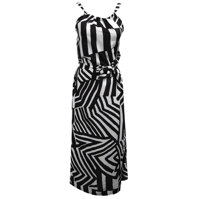 Women Sexy Summer Dress Sleeveless Maxi Long Evening Party Beach Dress Sundress Size S-XL