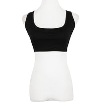 Women's Blouse 2016 New Fashion Women Casual Tank Tops Vest Blouse Sleeveless Crop Black Solid Tops Shirt