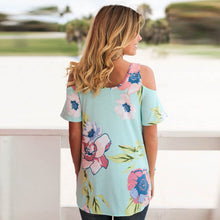 2017 Summer Off Shoulder Blouse Women Lady Sleeveless Flower Printed Top blusas Casual Blouse Shirt femininas feminino