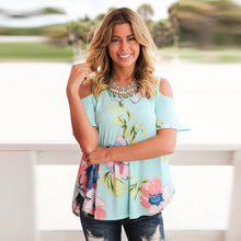2017 Summer Off Shoulder Blouse Women Lady Sleeveless Flower Printed Top blusas Casual Blouse Shirt femininas feminino
