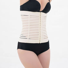 Latex Rubber Waist Body Corset Body Shaper Enhanced Abdominal Belt BK/L