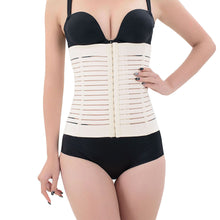 Latex Rubber Waist Body Corset Body Shaper Enhanced Abdominal Belt BK/L