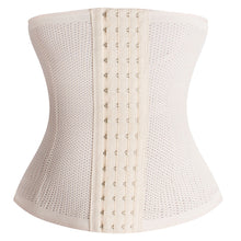 Latex Rubber Waist Body Corset Body Shaper Abdominal Belt BK/L