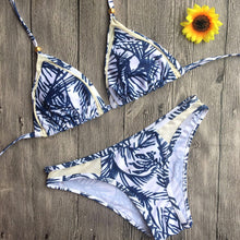 Bikini 2017 New Women Sexy Printed Swimwear Beachwear Bikini Set Push-Up Padded Swimsuit Maillot De Bain Bathing Suit #ES