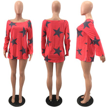 Women Girl Strapless Star Sweatshirt Long Sleeve Crop Jumper Pullover Tops