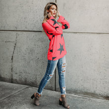 Women Girl Strapless Star Sweatshirt Long Sleeve Crop Jumper Pullover Tops