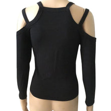 Sexy Womens Long Sleeve O Neck Off The Shoulder Shirt Causal Tops Blouse