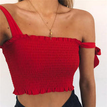 Sexy Fashion Women Short Casual Tank Tops Vest Bow Bandage Halter Blouse T-Shirt