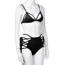 Women High Waist Bandage Bikini Set Push-up Padded Bra Swimsuit Bathing Swimwear