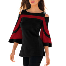 Women Cold Shoulder Long Sleeve Sweatshirt Pullover Tops Blouse Shirt