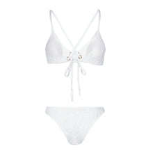 Push-up Padded Bra Swimsuit Bathing Sexy Women Solid Straps Bikini Set Swimwear