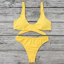 Womens Piece Of Swimsuit Solid Bowknot Bikini Swimwear Beachwear Bathing Suit