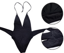 Europe and the United States new Siamese bikini solid color sexy swimsuit bikini Brazil swimwear