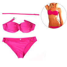 Two Piece Elastic Bikini Swimsuit Sexy Paded Swimwear Swim Suit for Women