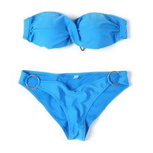 Two Piece Elastic Bikini Swimsuit Sexy Paded Swimwear Swim Suit for Women