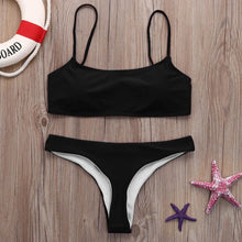 Women Bandeau Bandage Bikini Set Push-Up Brazilian Swimwear Beachwear Swimsuit
