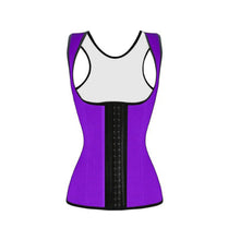 Women's Vest Style Latex Underbust Corset Waist Trainer Cincher Body Shaper Shapewear