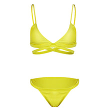 Womens Set Fashion Swimsuit Lotus  Bikini Swimwear Beachwear Bathing Suit